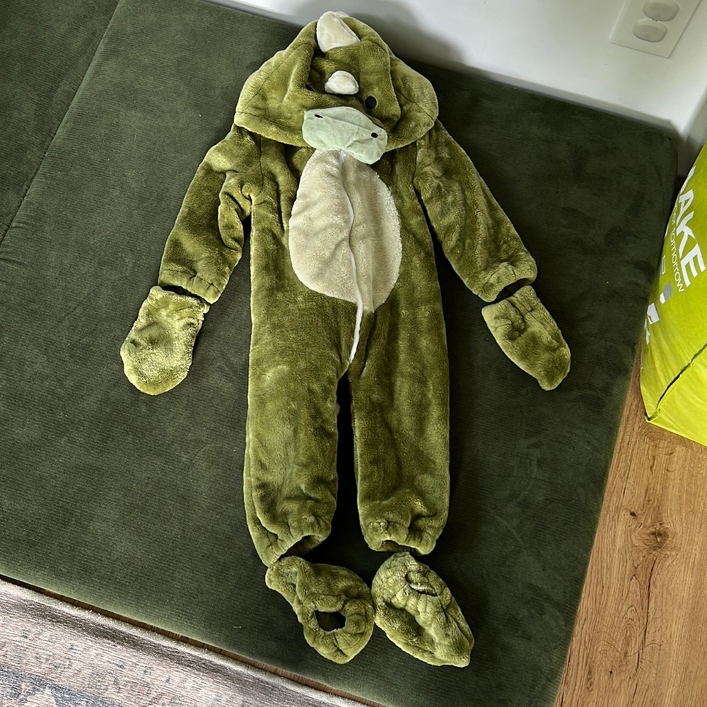 Dinosaur onesie costume